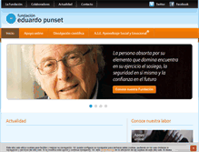 Tablet Screenshot of fundacionpunset.org